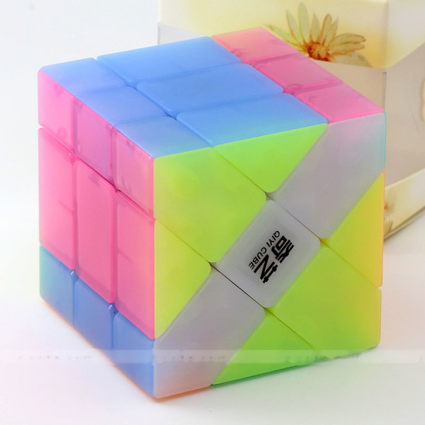 QiYi cube transparent Jelly colour series of Fisher