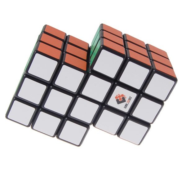 3x3x3 Double Conjoined Magic Cube Black (New Version) 