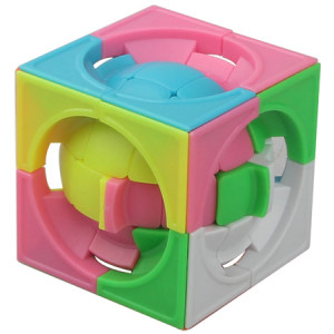 limCube Deformed 3x3x3 Centrosphere Cube Puzzle Colored