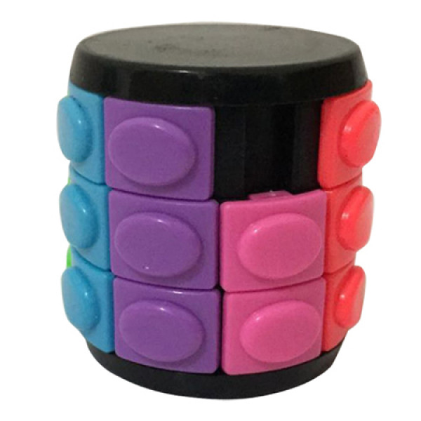 Three-layer Rotate and Slide Puzzle Magic Tower Black 
