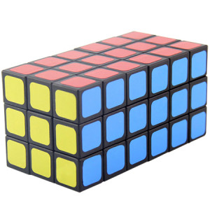WitEden Fully Functional 3x3x6 Cuboid Cube Black