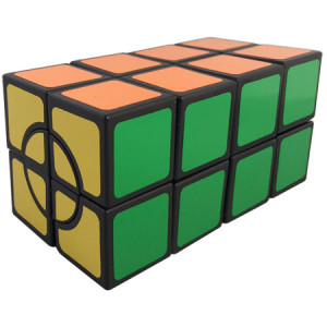 WitEden Super 2x2x4 Cuboid Cube Black