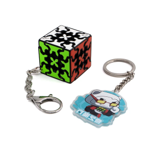 QiYi Keychains Mini Gear 3x3x3 cube Key Ring