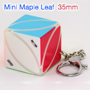 Qiyi Keychains Mini Maple Leaf 35mm