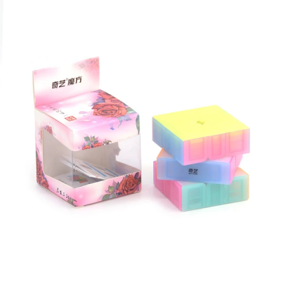 QiYi cube transparent Jelly colour series of Square1